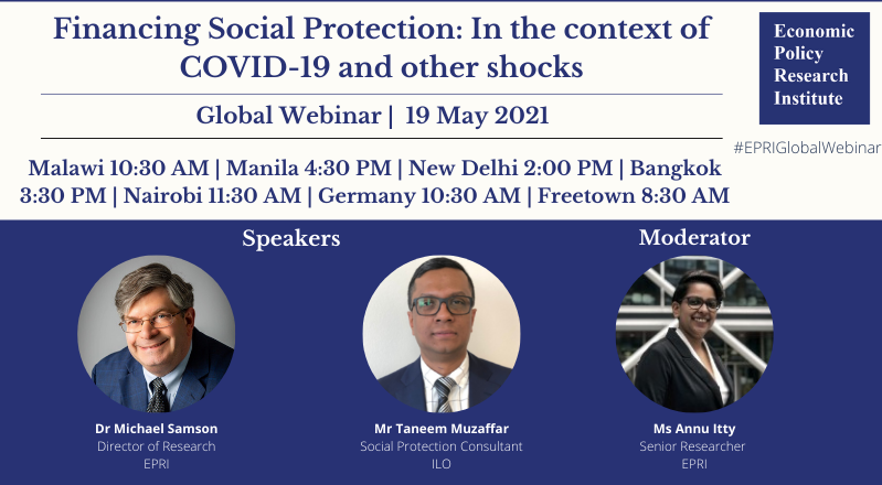 Global Webinar: Financing Social Protection: In the context of COVID-19 and other shocks